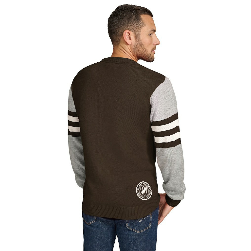 Cleveland Browns Tommy Hilfiger Acrylic Crewneck Pullover Sweater | NFL Sale