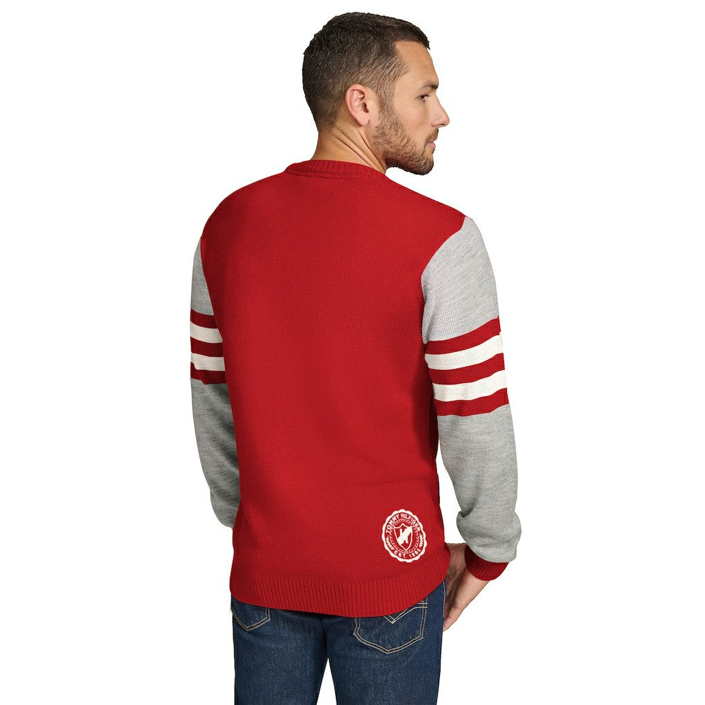 Kansas City Chiefs Tommy Hilfiger Acrylic Crewneck Pullover Sweater | NFL Online