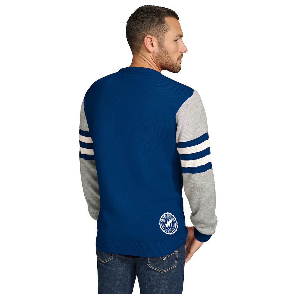 Indianapolis Colts Tommy Hilfiger Acrylic Crewneck Pullover Sweater | NFL Hot