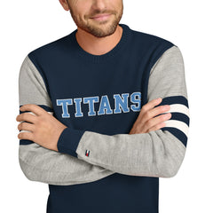 Tennessee Titans Tommy Hilfiger Acrylic Crewneck Pullover Sweater | NFL Discount