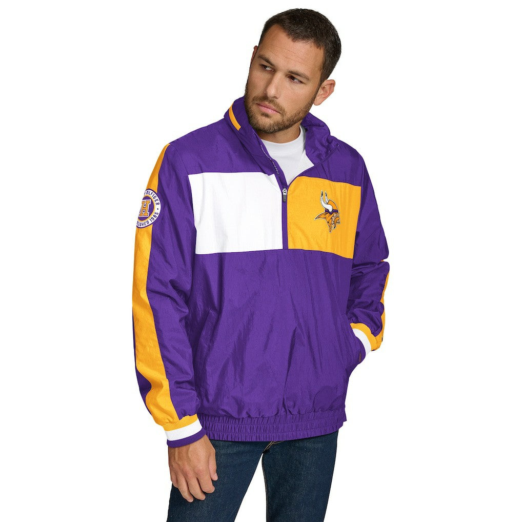 Minnesota Vikings Tommy Hilfiger Gael Lightweight Half-Zip Hoodie Jacket | NFL On sale