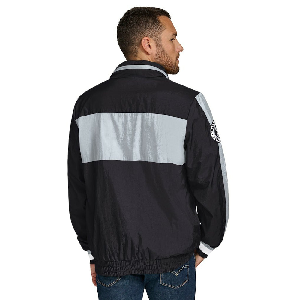Las Vegas Raiders Tommy Hilfiger Gael Lightweight Half-Zip Hoodie Jacket | NFL New