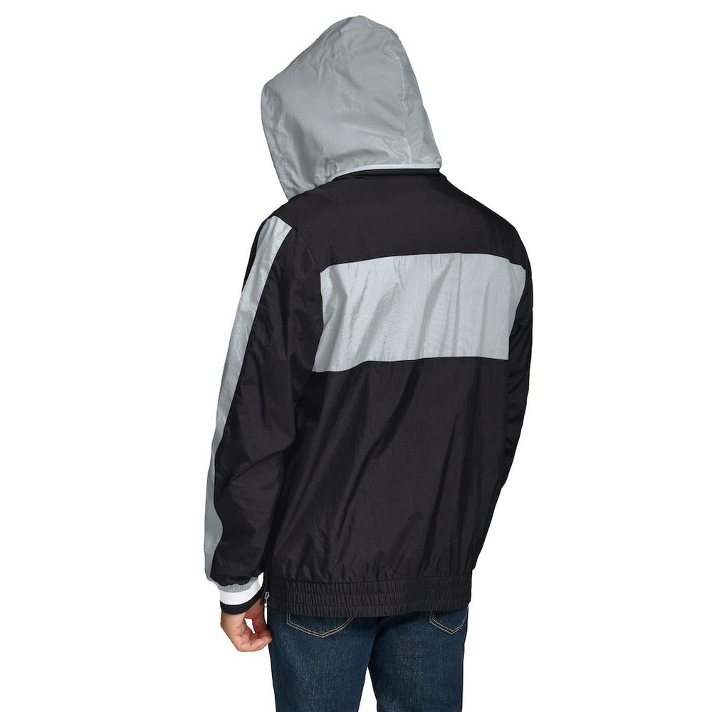 Las Vegas Raiders Tommy Hilfiger Gael Lightweight Half-Zip Hoodie Jacket | NFL New