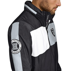 Las Vegas Raiders Tommy Hilfiger Gael Lightweight Half-Zip Hoodie Jacket | NFL New