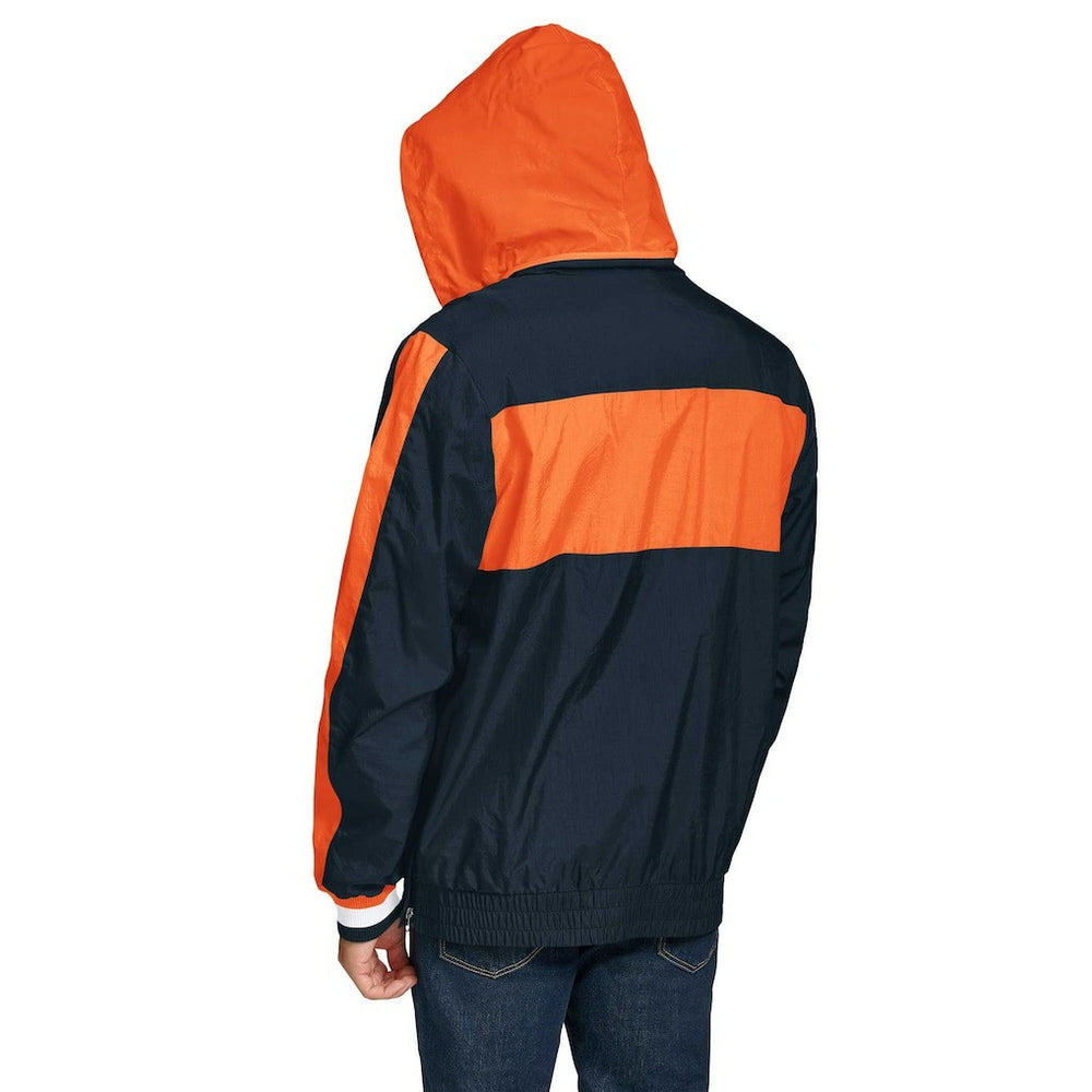Chicago Bears Tommy Hilfiger Gael Lightweight Half-Zip Pullover Hoodie Jacket | NFL Outlet