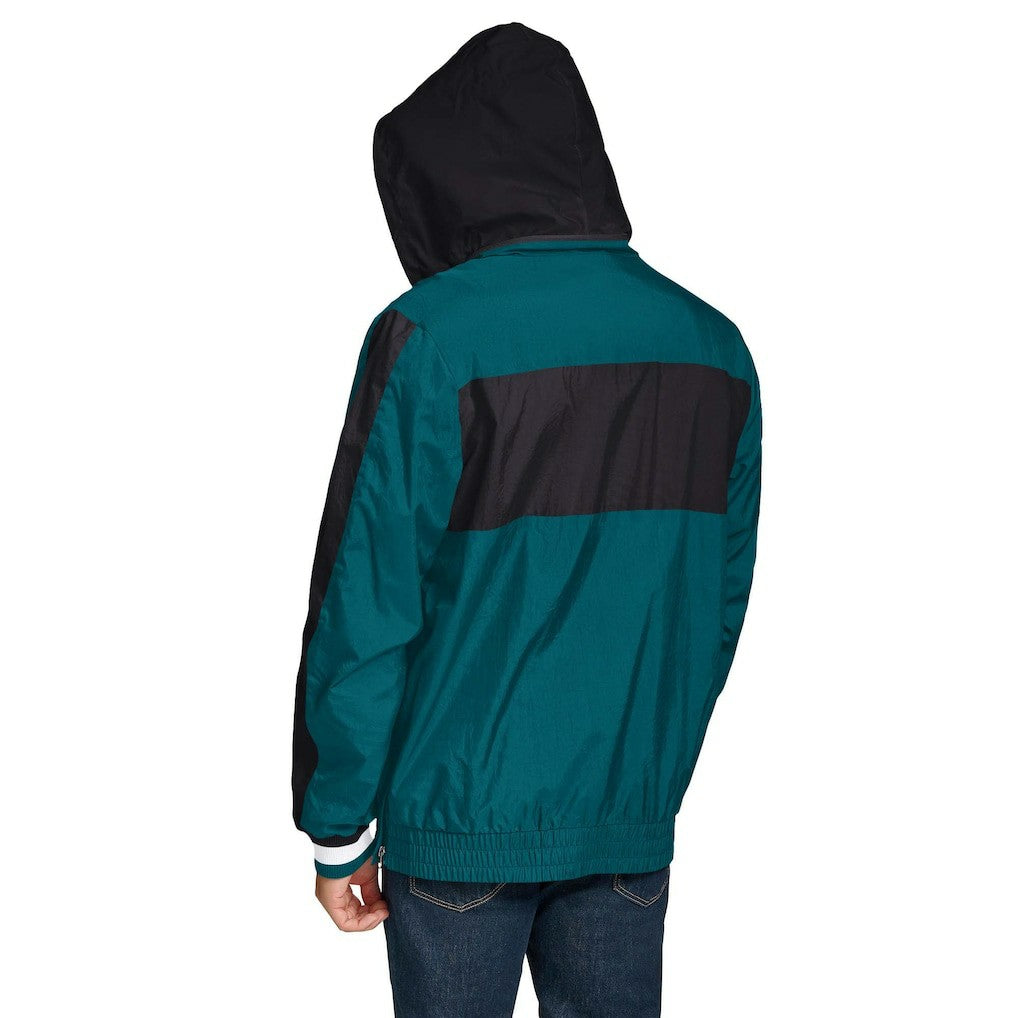 Philadelphia Eagles Tommy Hilfiger Gael Lightweight Half-Zip Hoodie Jacket | NFL US