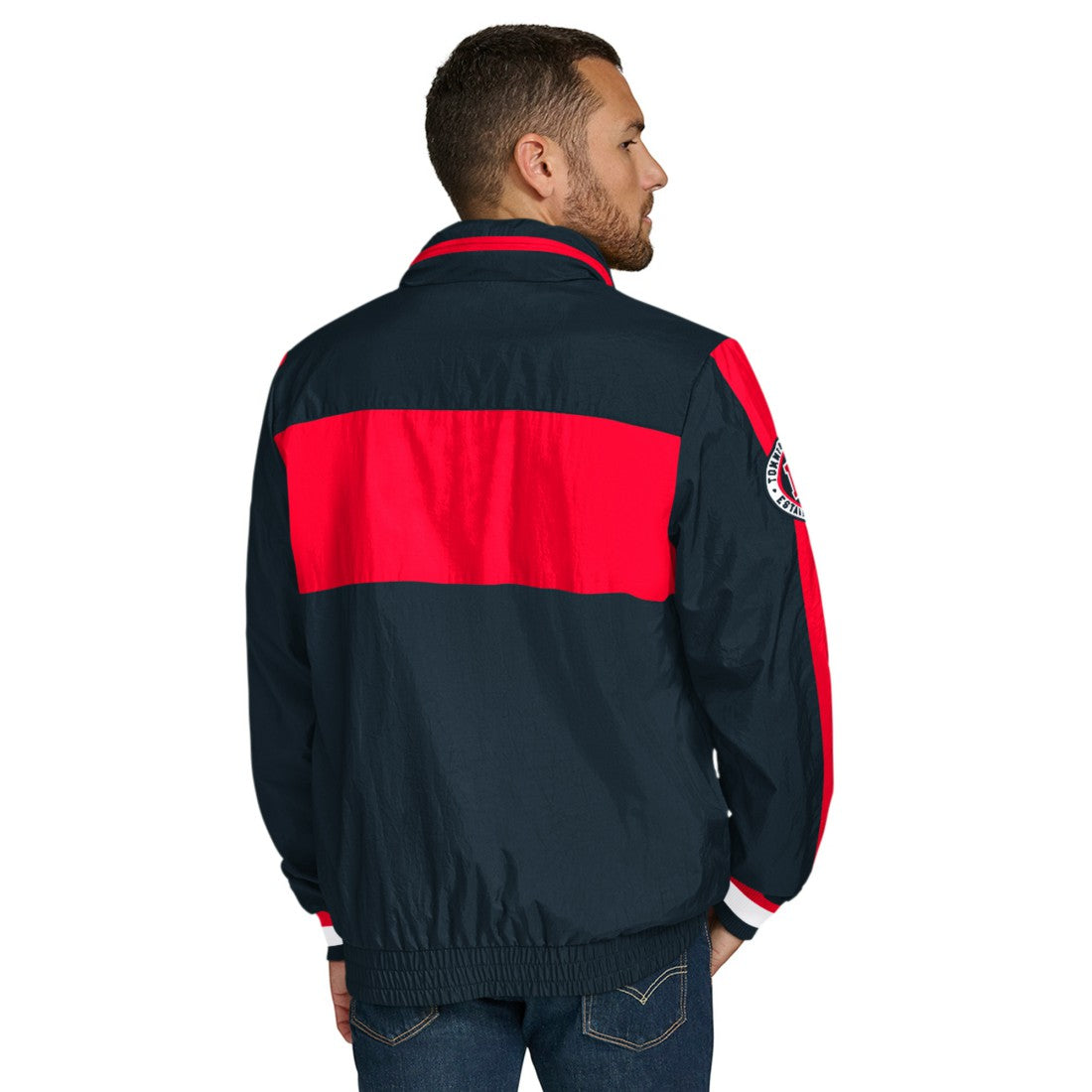 Houston Texans Tommy Hilfiger Gael Lightweight Half-Zip Pullover Hoodie Jacket | NFL Discount