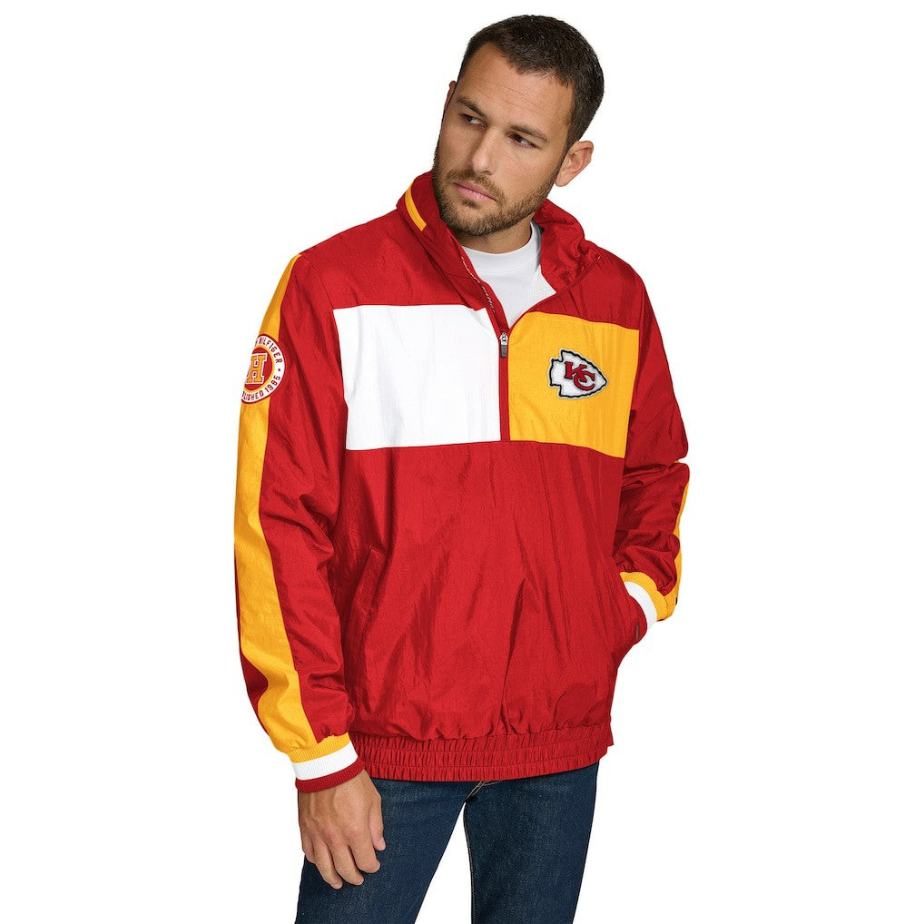 Kansas City Chiefs Tommy Hilfiger Gael Lightweight Half-Zip Hoodie Jacket | NFL US