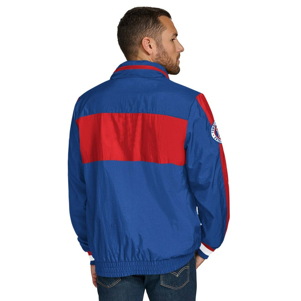 Buffalo Bills Tommy Hilfiger Gael Lightweight Half-Zip Hoodie Jacket | NFL Online