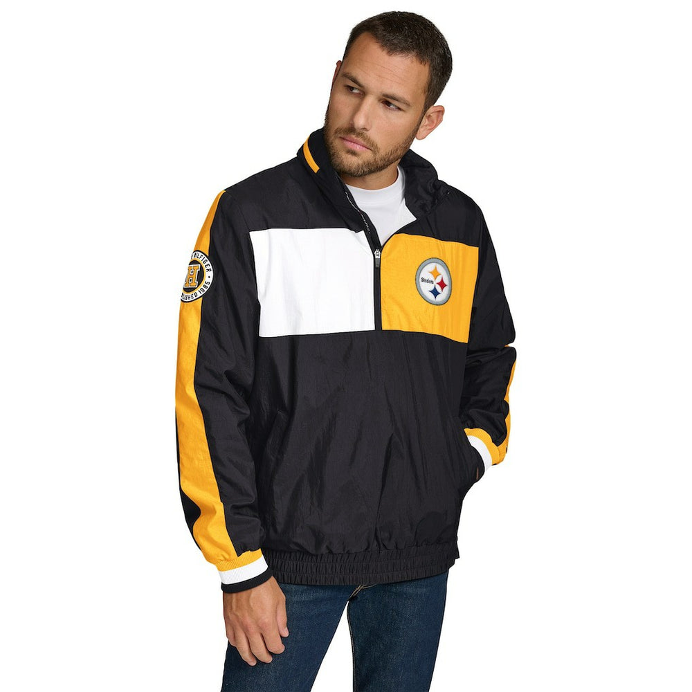 Pittsburgh Steelers Tommy Hilfiger Gael Lightweight Half-Zip Hoodie Jacket | NFL On sale