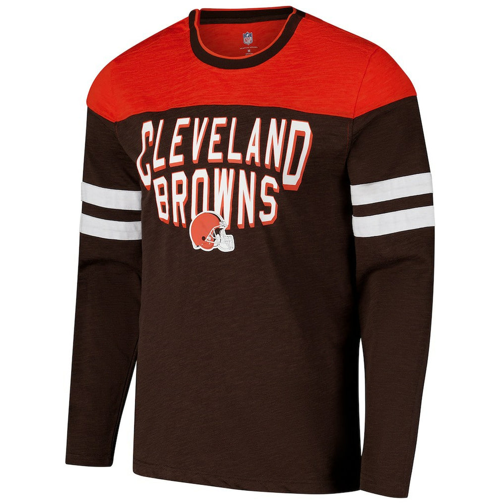Cleveland Browns G-III Sports by Carl Banks Adaptive Hail Mary Long Sleeve T-Shirt | NFL Online