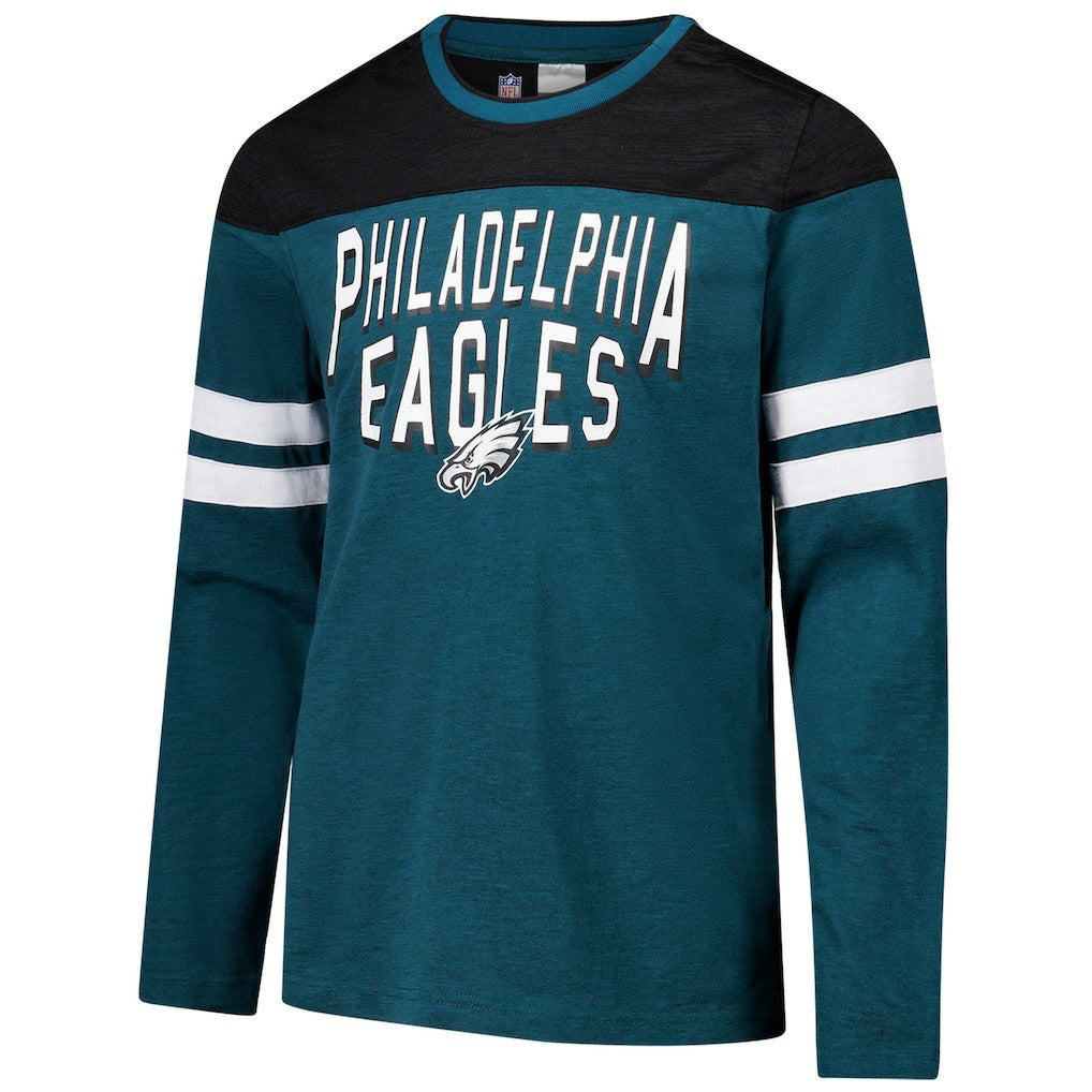 Philadelphia Eagles G-III Sports by Carl Banks Adaptive Hail Mary Long Sleeve T-Shirt | NFL Online