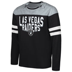 Las Vegas Raiders G-III Sports by Carl Banks Adaptive Hail Mary Long Sleeve T-Shirt | NFL US