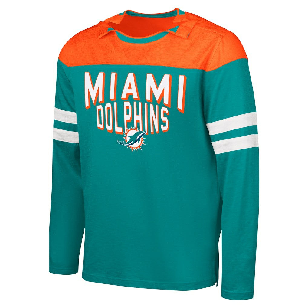 Miami Dolphins G-III Sports by Carl Banks Adaptive Hail Mary Long Sleeve T-Shirt | NFL Near me