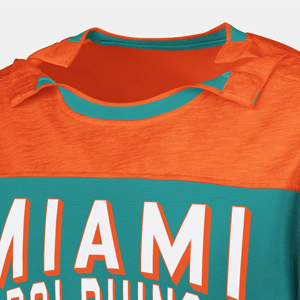 Miami Dolphins G-III Sports by Carl Banks Adaptive Hail Mary Long Sleeve T-Shirt | NFL Near me