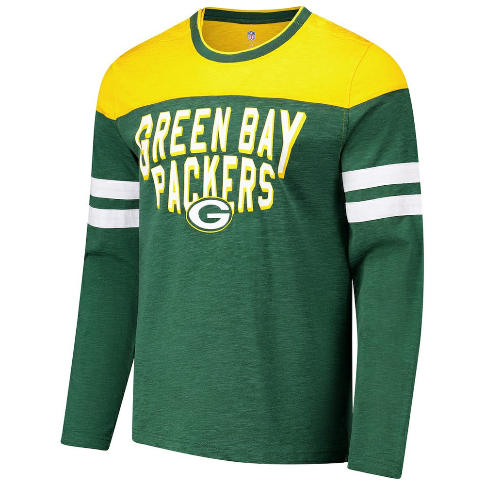 Green Bay Packers G-III Sports by Carl Banks Adaptive Hail Mary Long Sleeve T-Shirt | NFL US