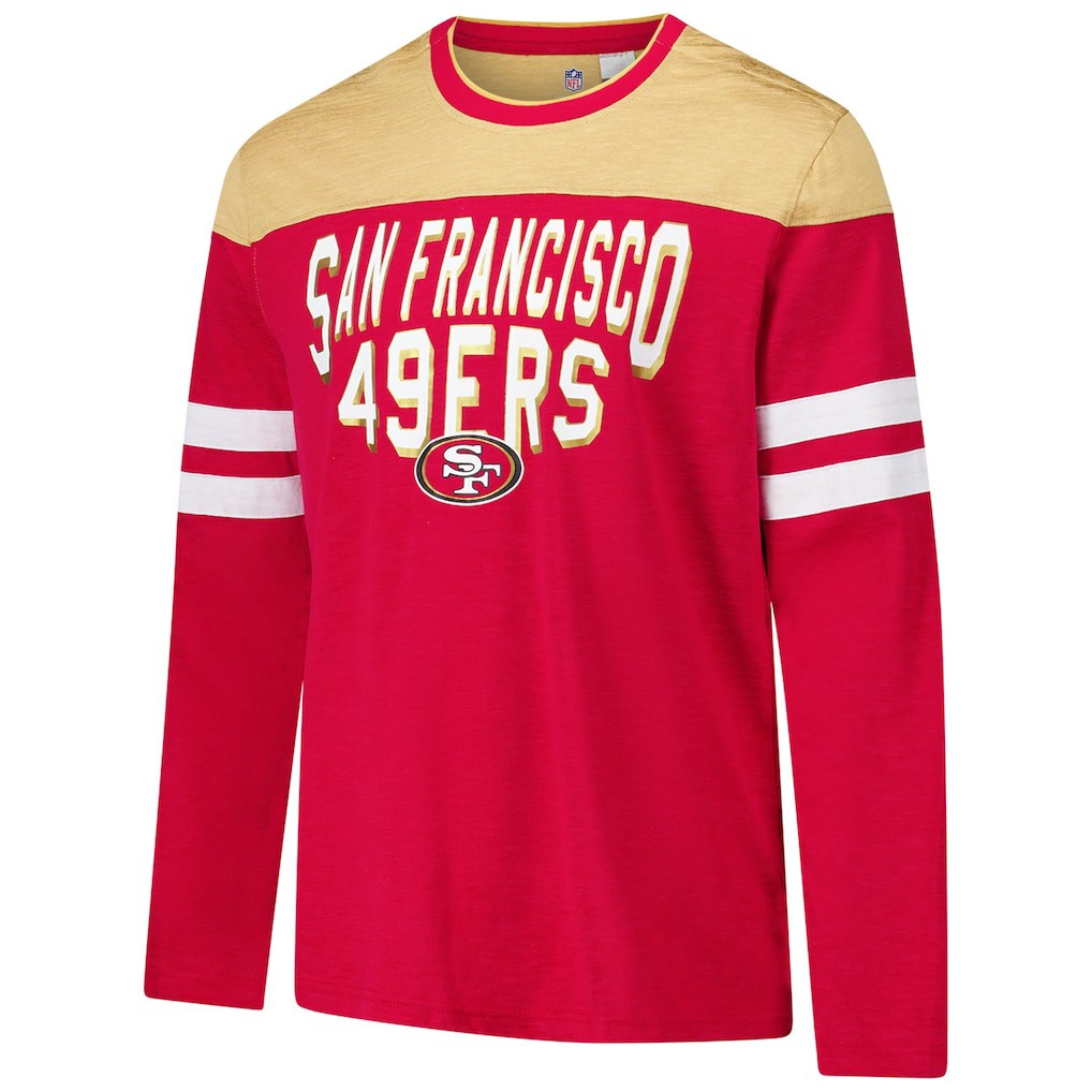 San Francisco 49ers G-III Sports by Carl Banks Adaptive Hail Mary Long Sleeve T-Shirt | NFL Near me