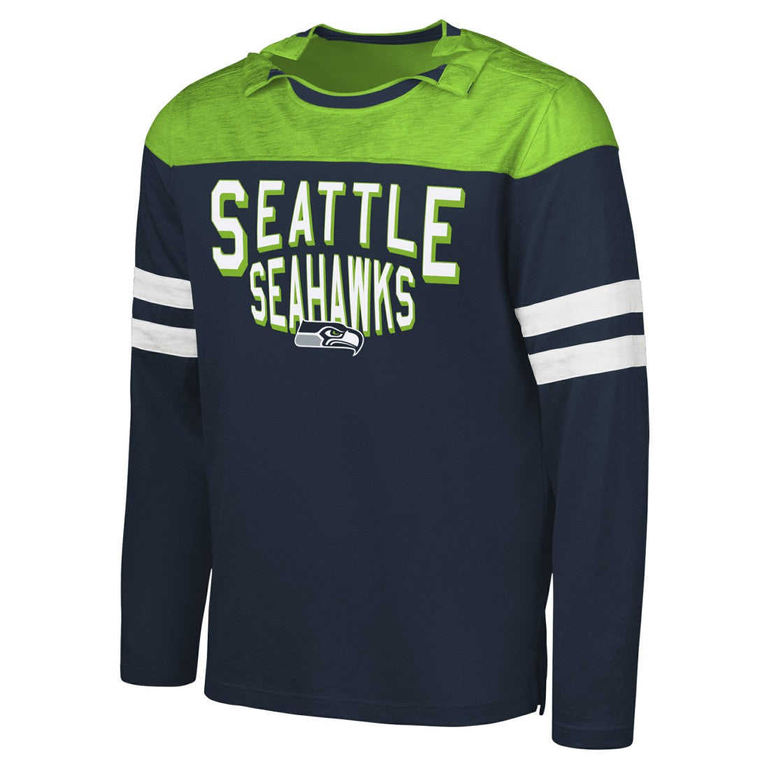 Seattle Seahawks G-III Sports by Carl Banks Adaptive Hail Mary Long Sleeve T-Shirt | NFL On sale