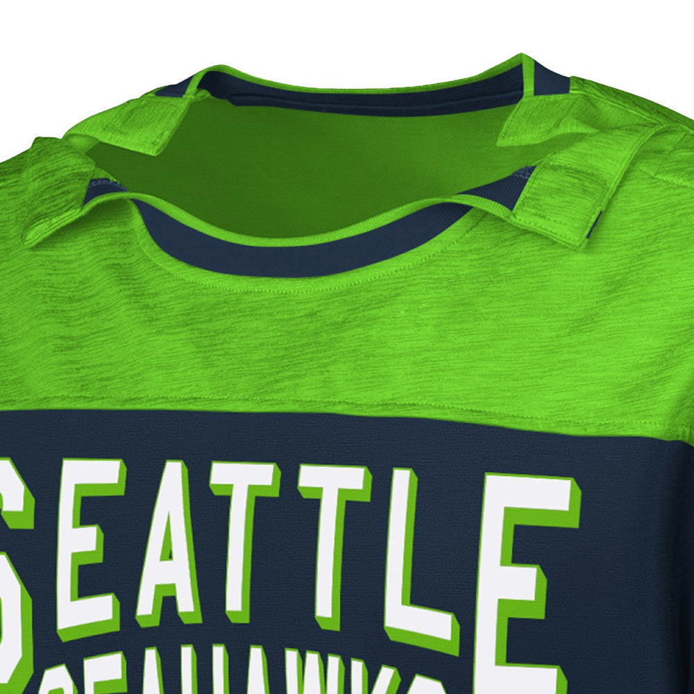 Seattle Seahawks G-III Sports by Carl Banks Adaptive Hail Mary Long Sleeve T-Shirt | NFL On sale