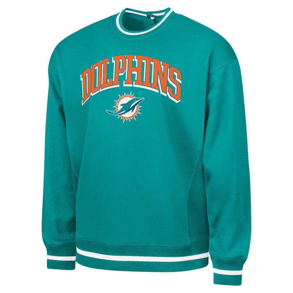 Miami Dolphins G-III Sports by Carl Banks Adaptive Blocker Fleece Pullover Sweatshirt | NFL New