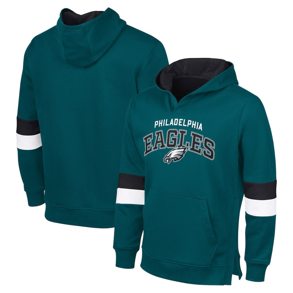 Philadelphia Eagles G-III Sports by Carl BanksMen's Adaptive Faceoff Pullover Hoodie | NFL US