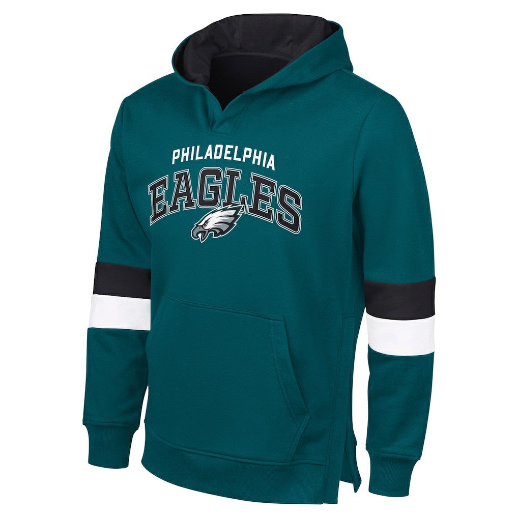 Philadelphia Eagles G-III Sports by Carl BanksMen's Adaptive Faceoff Pullover Hoodie | NFL US
