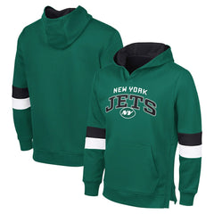 New York Jets G-III Sports by Carl BanksMen's Adaptive Faceoff Pullover Hoodie | NFL Outlet
