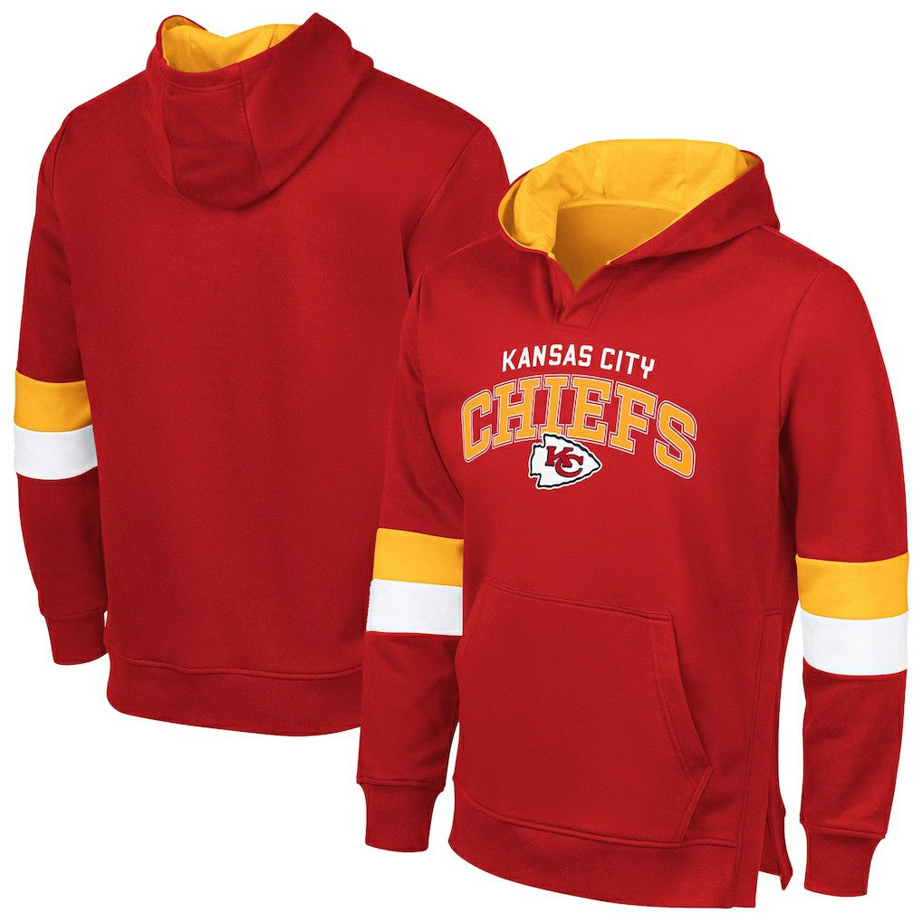 Kansas City Chiefs G-III Sports by Carl Banks Adaptive Faceoff Pullover Hoodie | NFL New