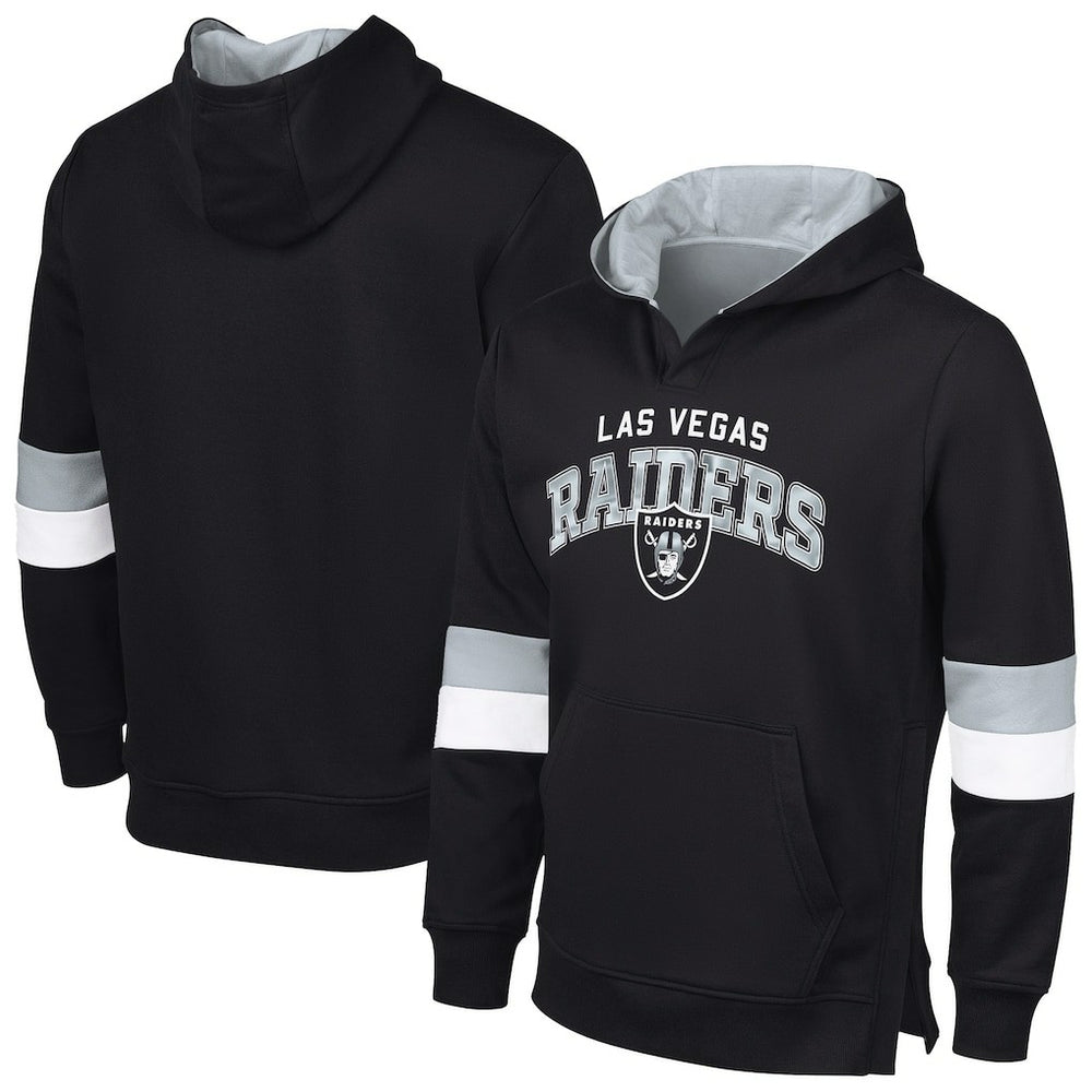 Las Vegas Raiders G-III Sports by Carl Banks Adaptive Faceoff Pullover Hoodie | NFL On sale
