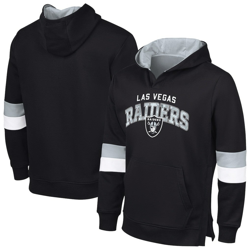 Las Vegas Raiders G-III Sports by Carl Banks Adaptive Faceoff Pullover Hoodie | NFL On sale