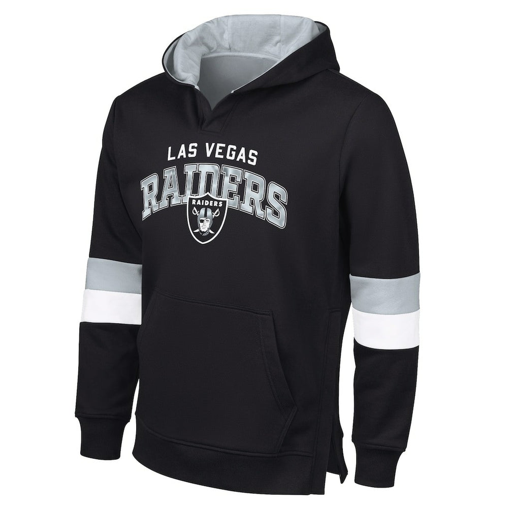 Las Vegas Raiders G-III Sports by Carl Banks Adaptive Faceoff Pullover Hoodie | NFL On sale