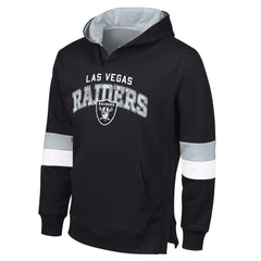 Las Vegas Raiders G-III Sports by Carl Banks Adaptive Faceoff Pullover Hoodie | NFL On sale