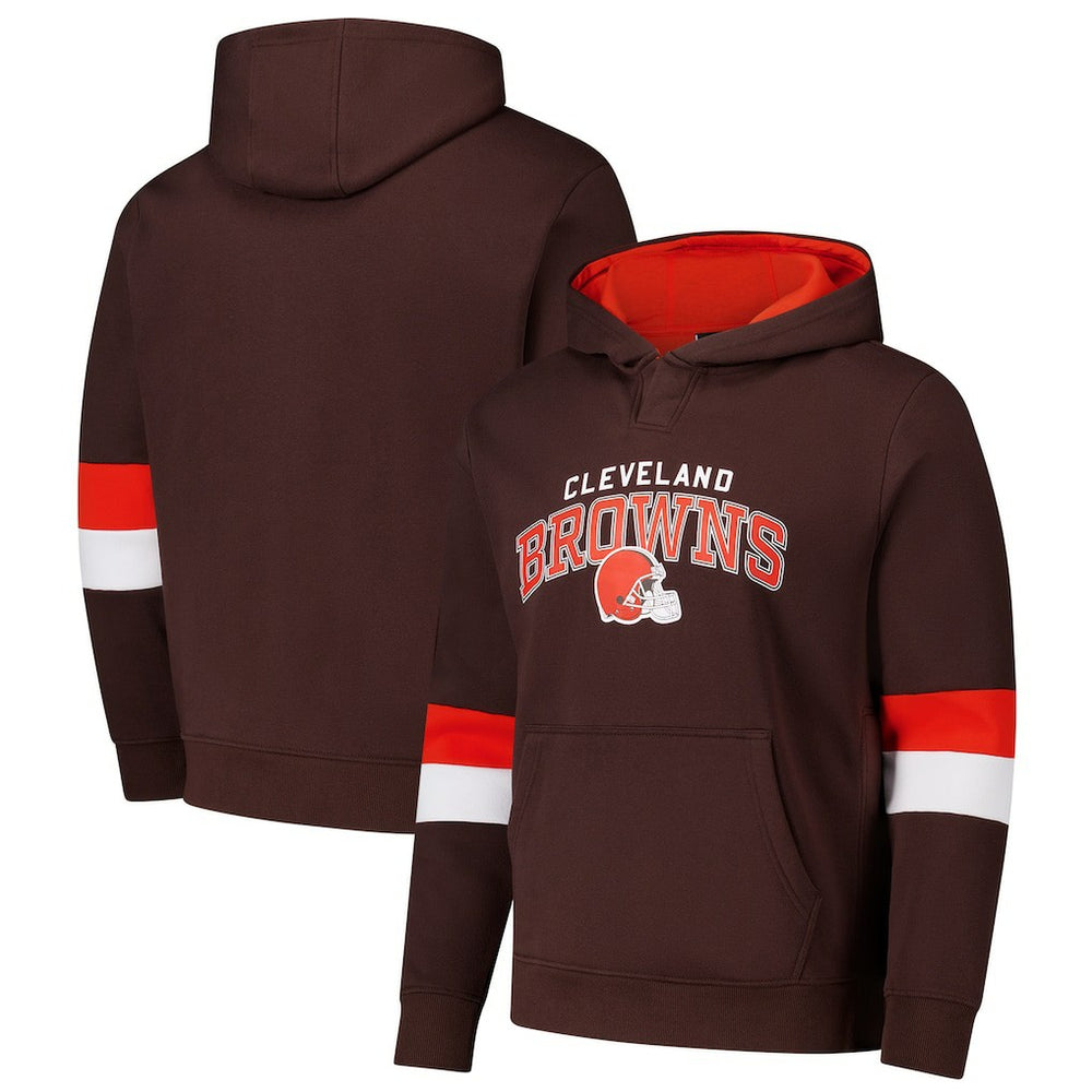 Cleveland Browns G-III Sports by Carl Banks Adaptive Faceoff Pullover Hoodie | NFL On sale