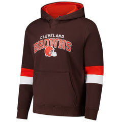 Cleveland Browns G-III Sports by Carl Banks Adaptive Faceoff Pullover Hoodie | NFL On sale
