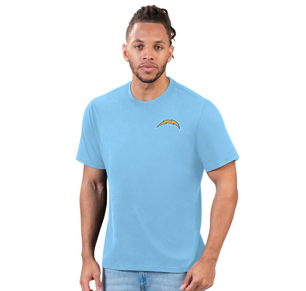 Los Angeles Chargers Margaritaville Flip Flop T-Shirt | NFL Outlet