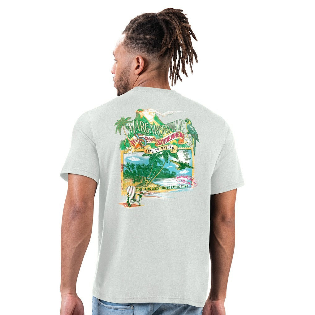 Baltimore Ravens Margaritaville Time Flies T-Shirt | NFL Outlet