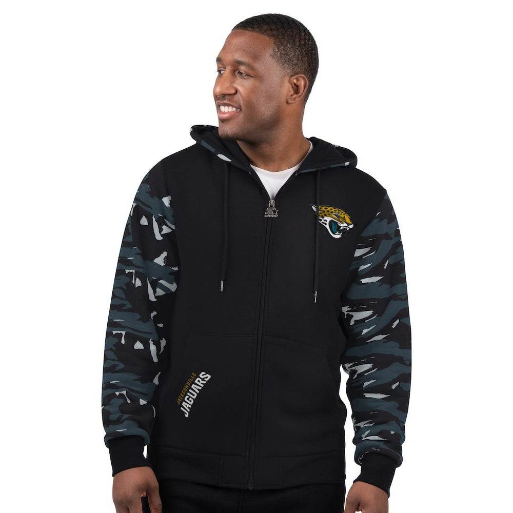 Jacksonville Jaguars Starter Thursday Night Gridiron Full-Zip Hoodie | NFL Outlet