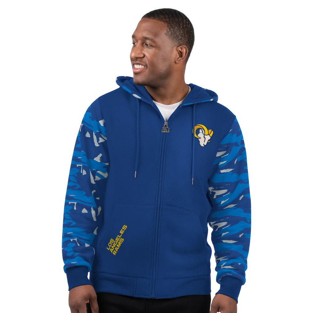 Los Angeles Rams Starter Thursday Night Gridiron Full-Zip Hoodie | NFL Discount