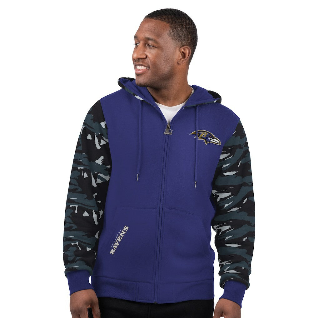 Baltimore Ravens Starter Thursday Night Gridiron Full-Zip Hoodie | NFL Hot