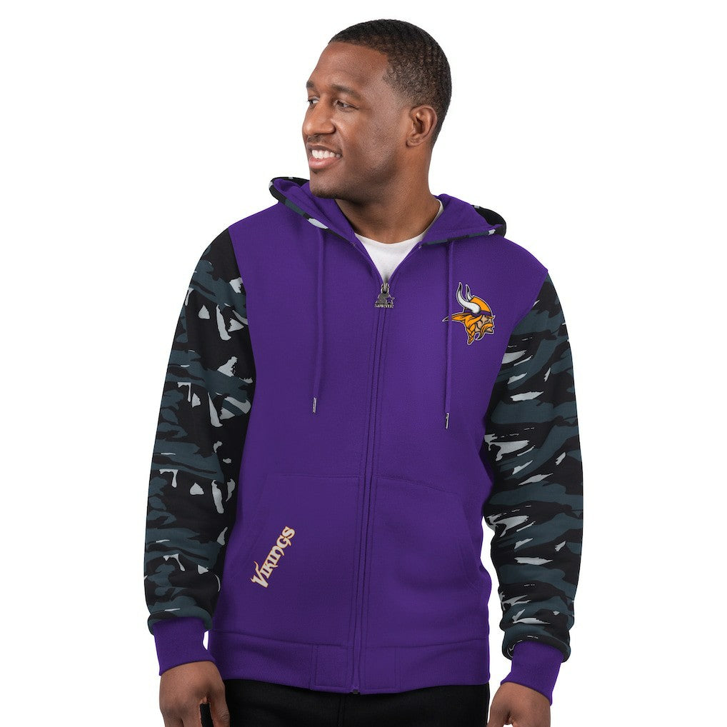 Minnesota Vikings Starter Thursday Night Gridiron Full-Zip Hoodie | NFL Hot