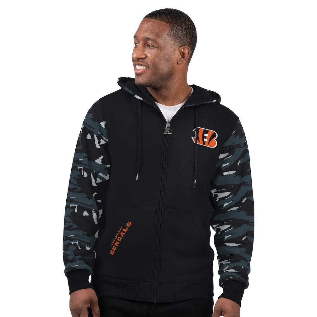 Cincinnati Bengals Starter Thursday Night Gridiron Full-Zip Hoodie | NFL Sale