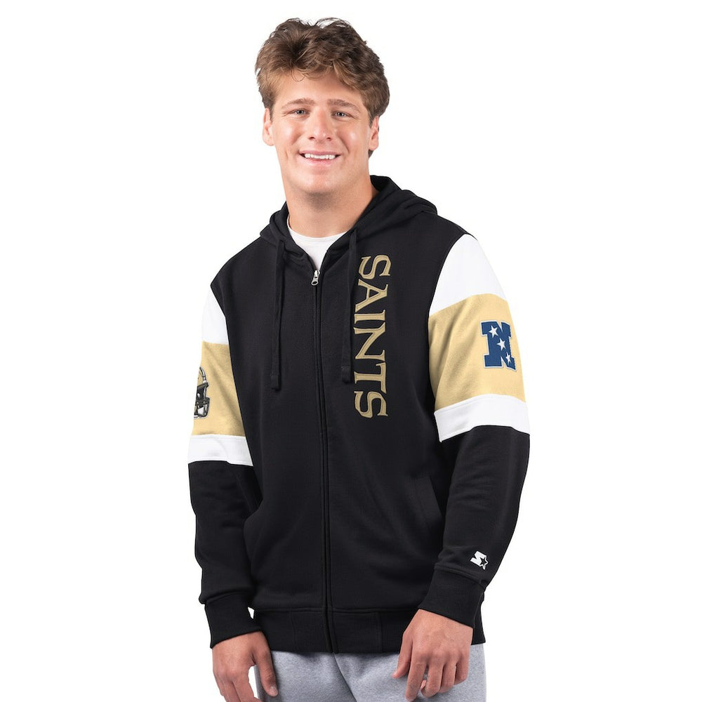 New Orleans Saints Starter Extreme Full-Zip Hoodie | NFL Sale