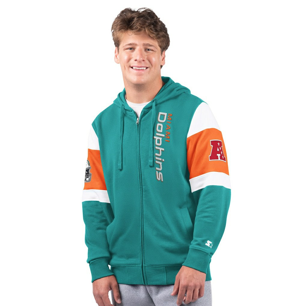 Miami Dolphins Starter Extreme Full-Zip Hoodie | NFL Sale