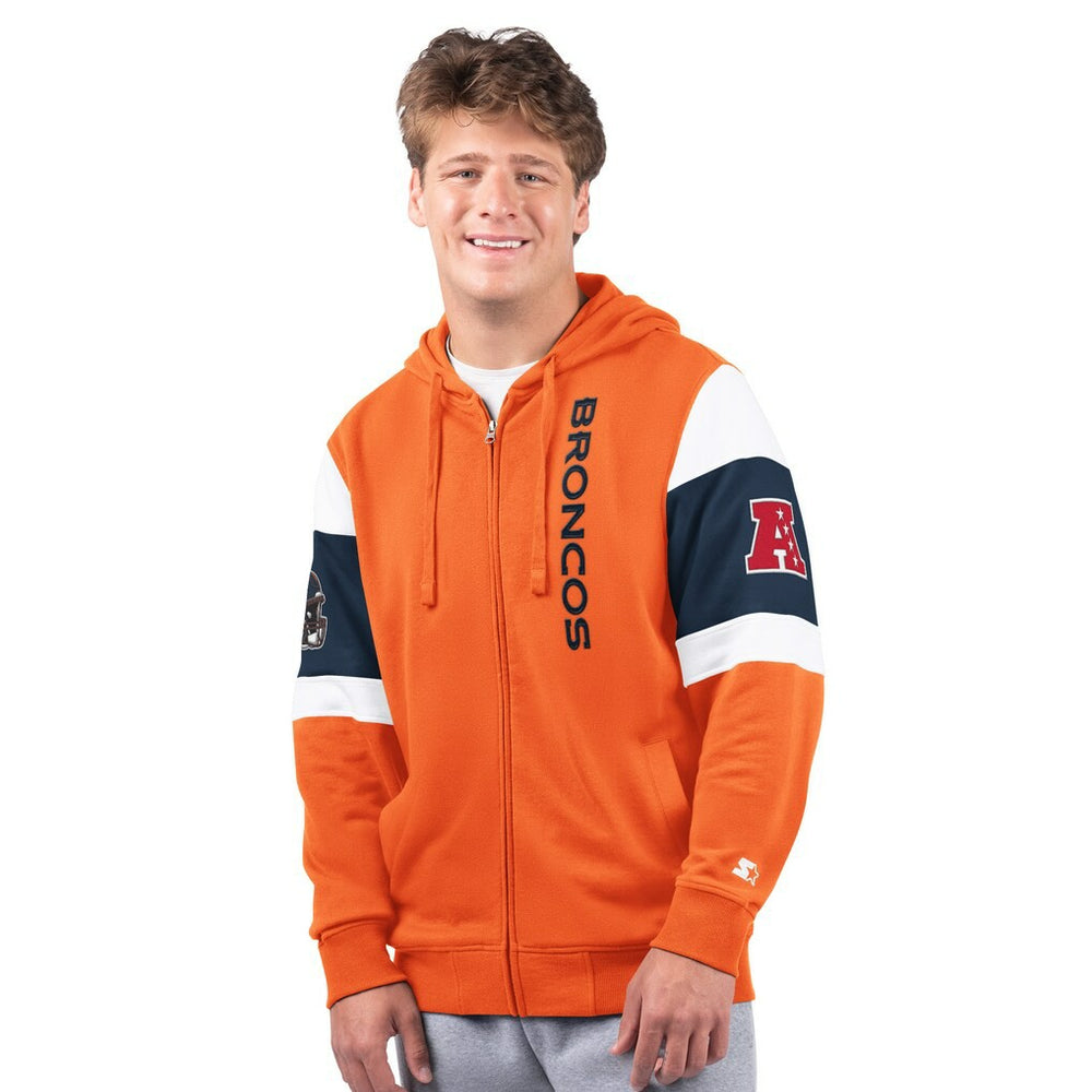 Denver Broncos Starter Extreme Full-Zip Hoodie | NFL US
