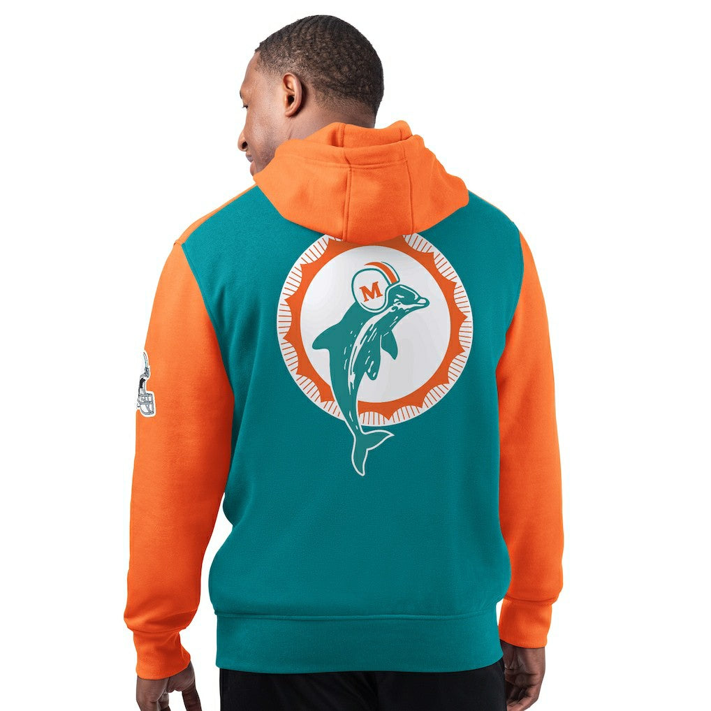 Miami Dolphins Starter Extreme Vintage Logo Pullover Hoodie | NFL Outlet
