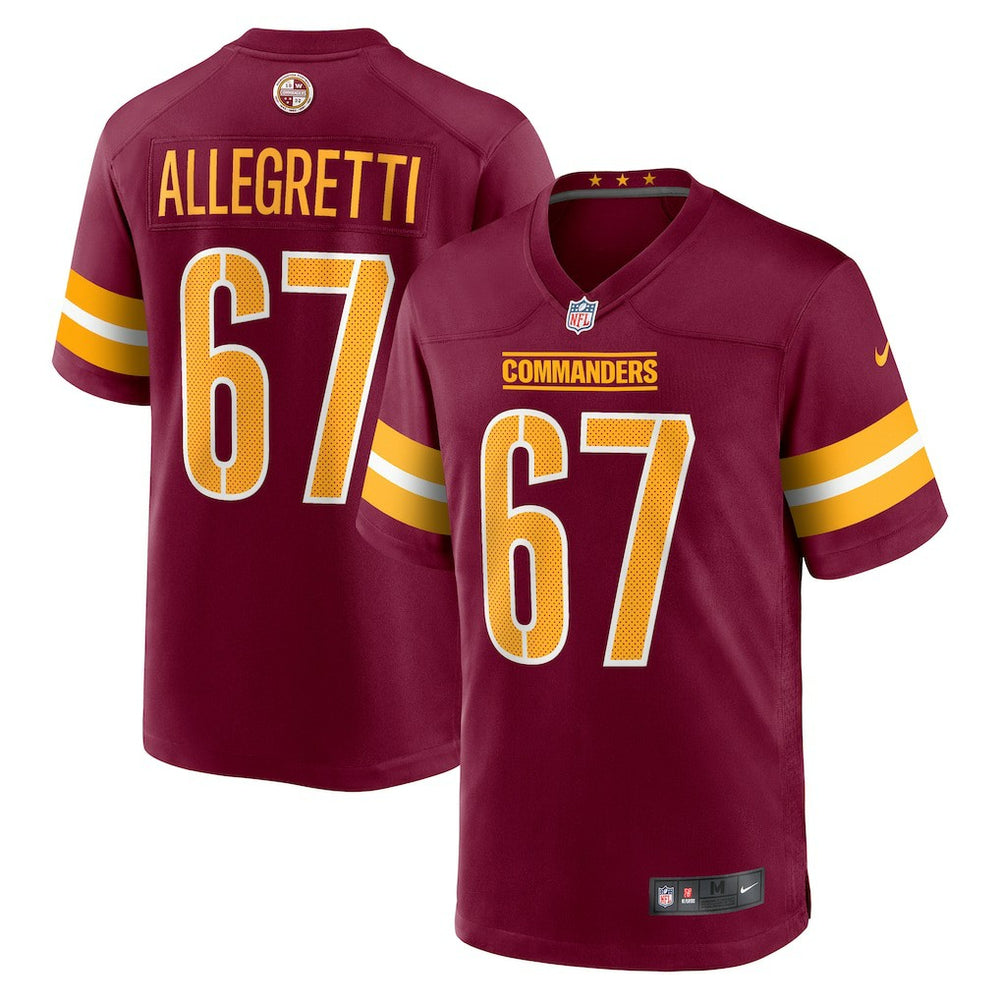 Washington Commanders Nick Allegretti  Game Jersey | NFL US