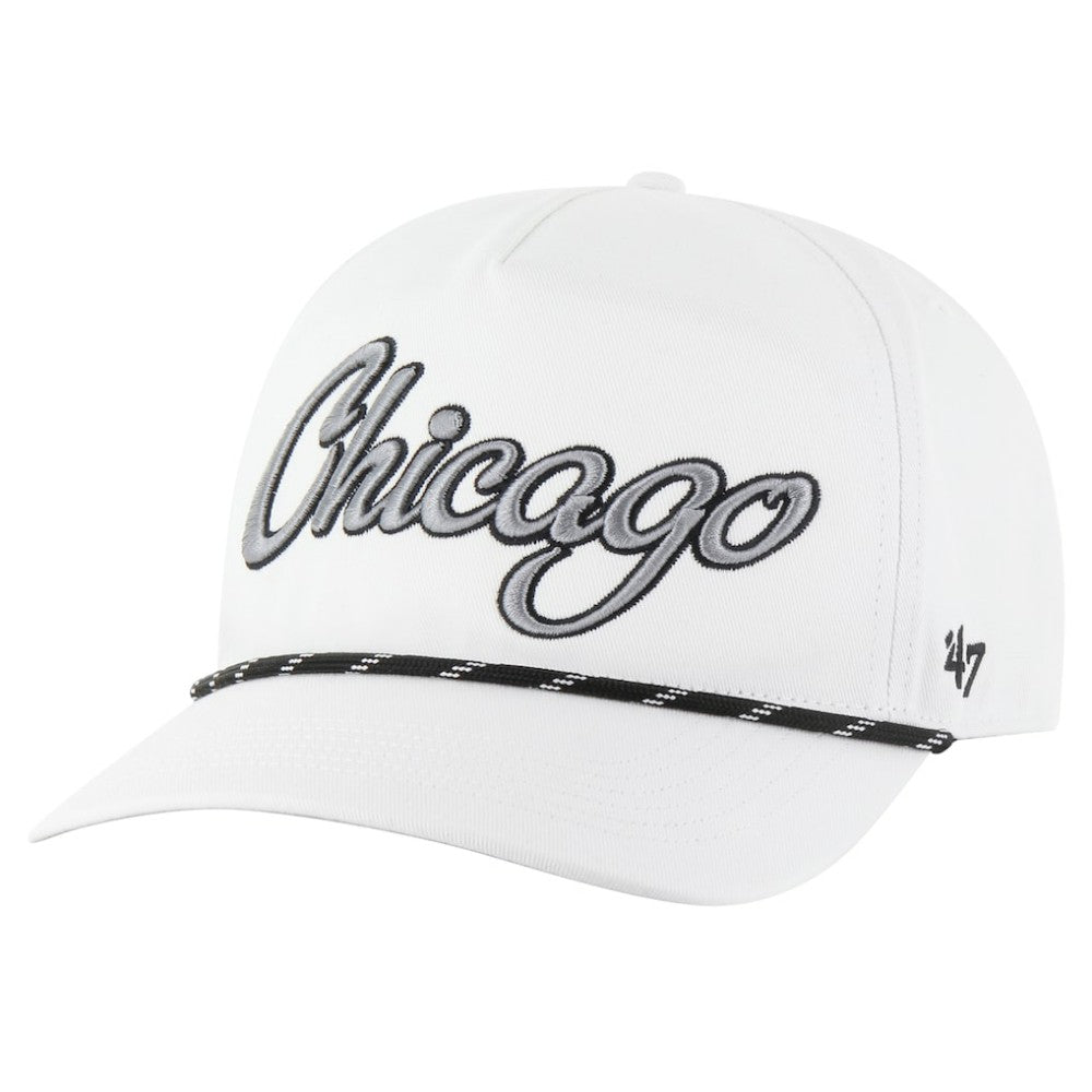 Chicago White Sox '47 Overhand Speckle Hitch Rope Adjustable Hat - MLB Hats