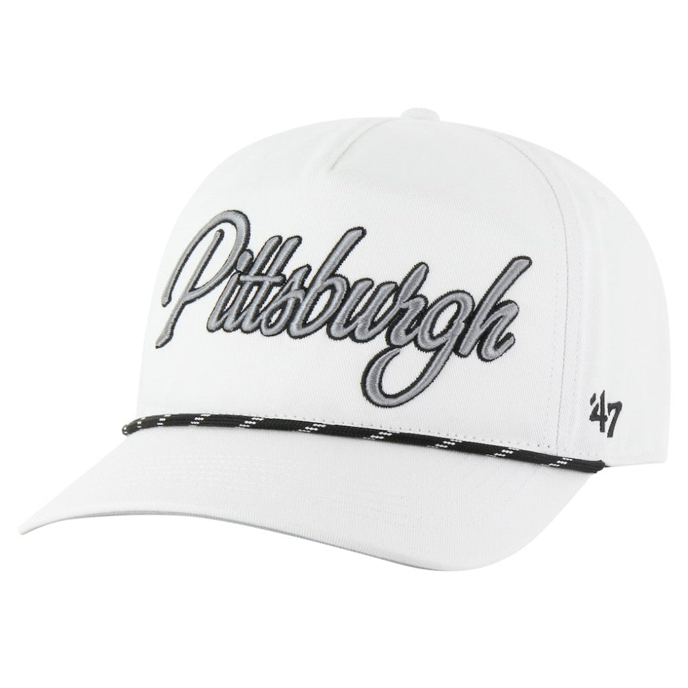 Pittsburgh Pirates '47 Overhand Speckle Hitch Rope Adjustable Hat - MLB Hats