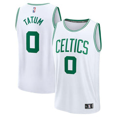 White Jayson Tatum Boston Celtics Fast Break Replica Player Jersey | NBA