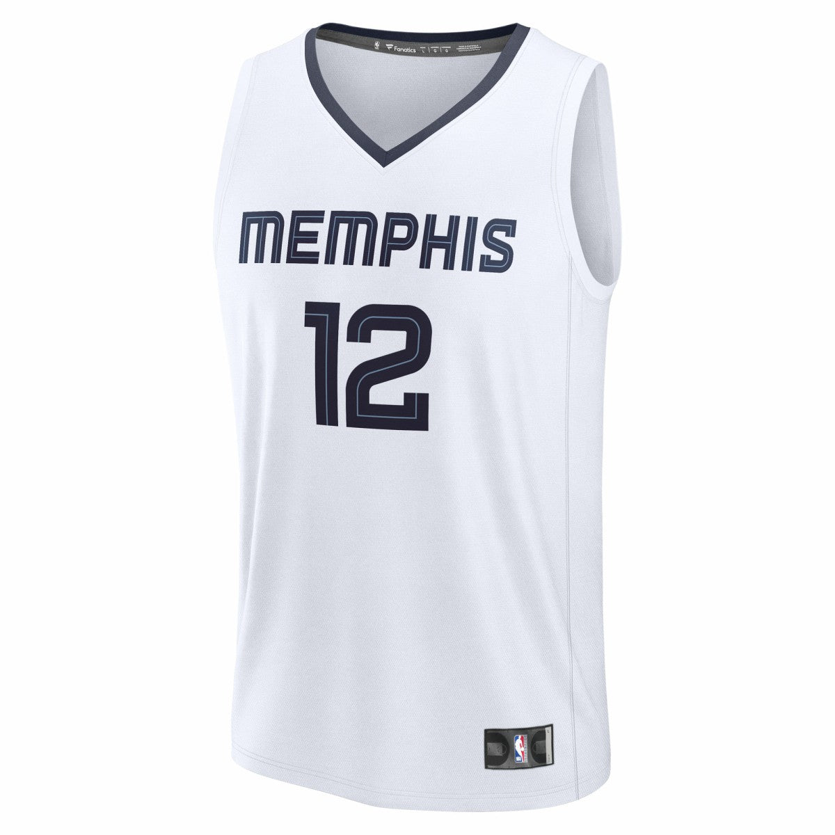 White Ja Morant Memphis Grizzlies Fast Break Replica Player Jersey | NBA